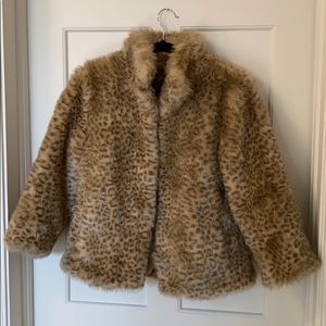 Antonio Melani Cheetah Print Cropped Jkt - Small